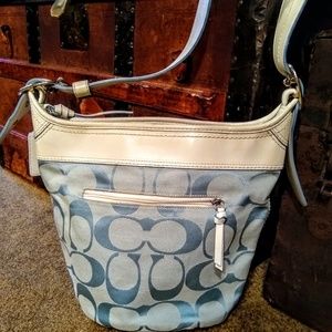Vintage coach shoulder bag